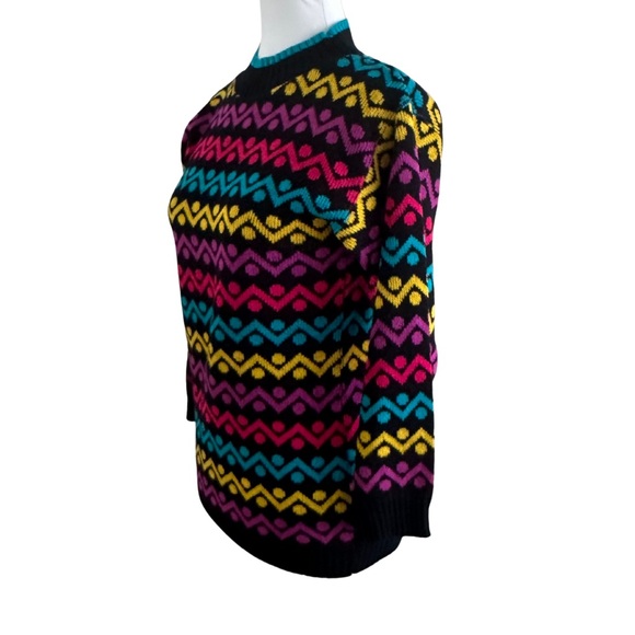 Girls Jet Set Sweater Stripped Vintage Sweater I Girls 14 - Picture 2 of 9